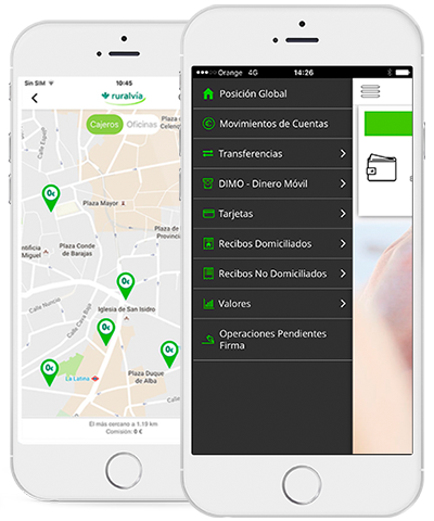 Pantalla de Servicio de alertas de ruralvía