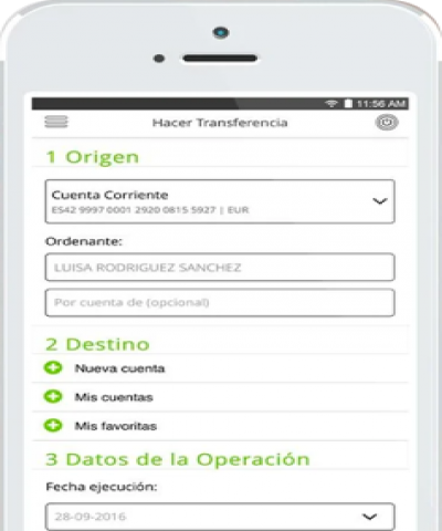 Realizar transferencias